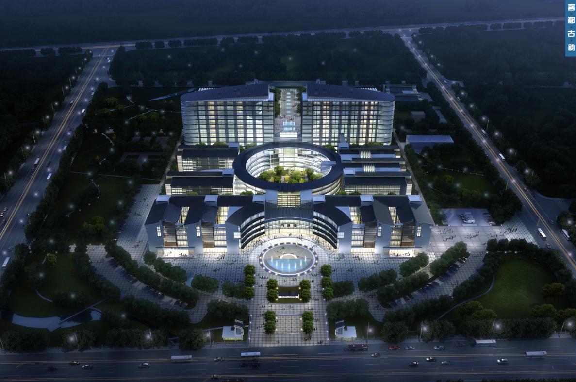 [广东]高层现代风格综合性医院建筑设计方案文本