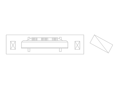 开关插座 现代家具图块别墅家具图块施工图