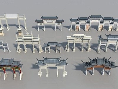 中式石牌坊