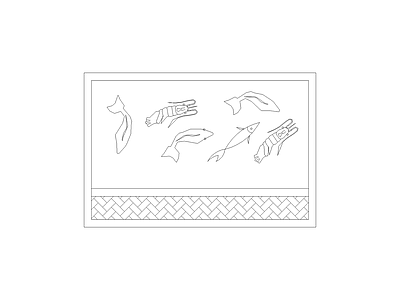 工装厨房图块灶具图块图块 单格鱼池