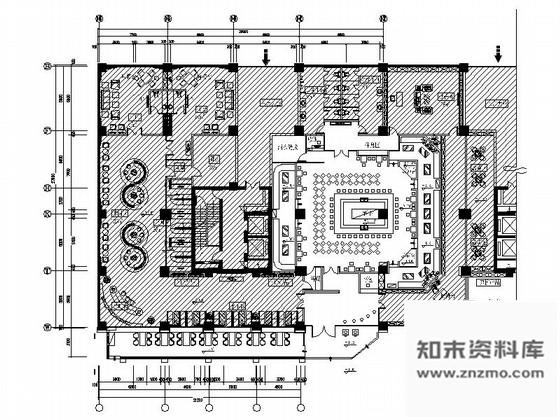 施工图某现代时尚特色酒吧装修图含效果