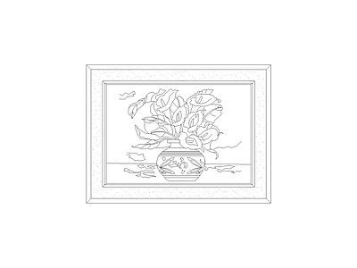 酒窖酒柜图块 花