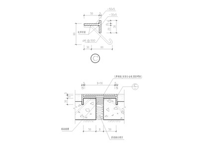 18套变形缝大样节点详图CAD 建筑通用节点