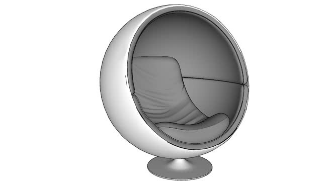 Ball chair by Eero Aarnio 风扇 镜子 鼠标 聚光灯 地球仪