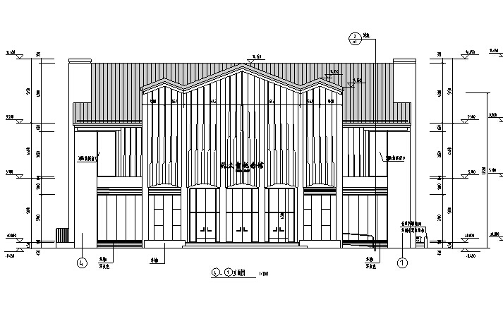 [江苏]三层框架结构大型会议办公公用建筑施工图(17年...