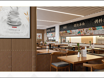 现代自助餐厅