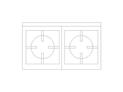 地面拼花 工装厨房图块灶具图块图块