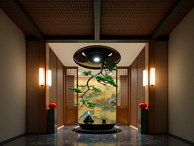 新中式酒店大堂