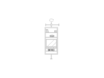 柜子 现代家具图块别墅家具图块施工图