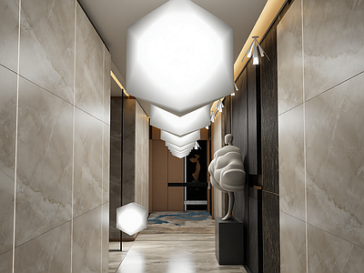 现代电梯厅