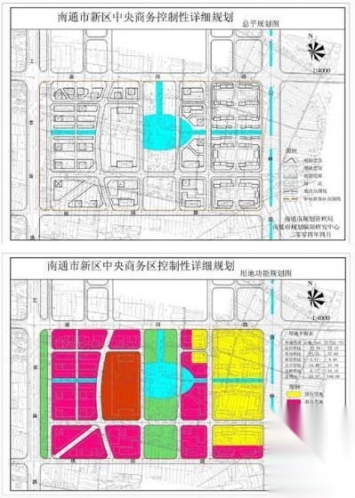 [江苏]新区中央商务区控制性详细规划 景观 规划设计