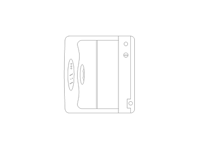 厨房设施 现代家具图块别墅家具图块施工图
