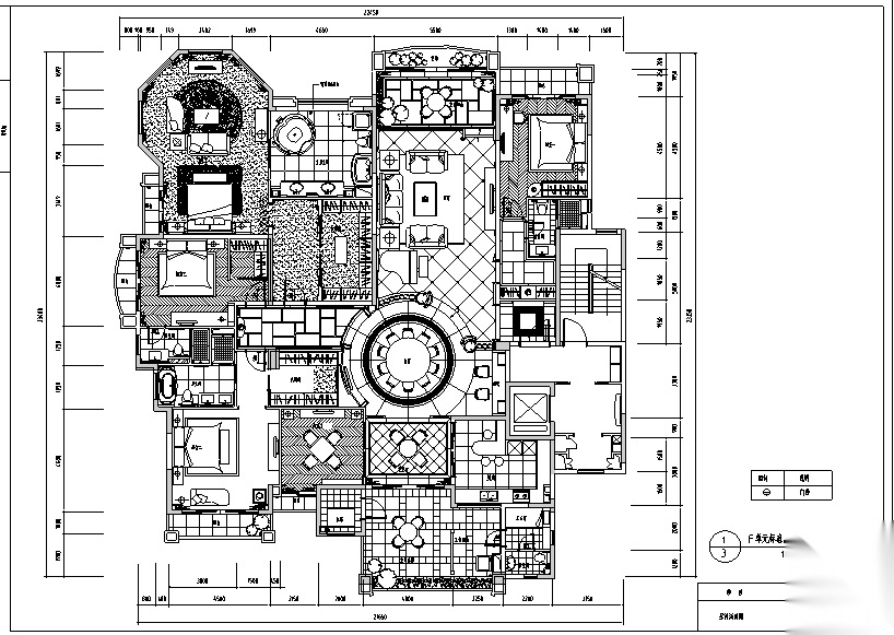 [北京]邱德光星河湾F型样板间施工图 平层