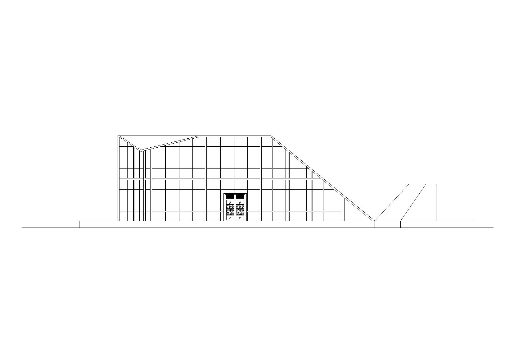 二层休息室建筑施工图设计 建筑