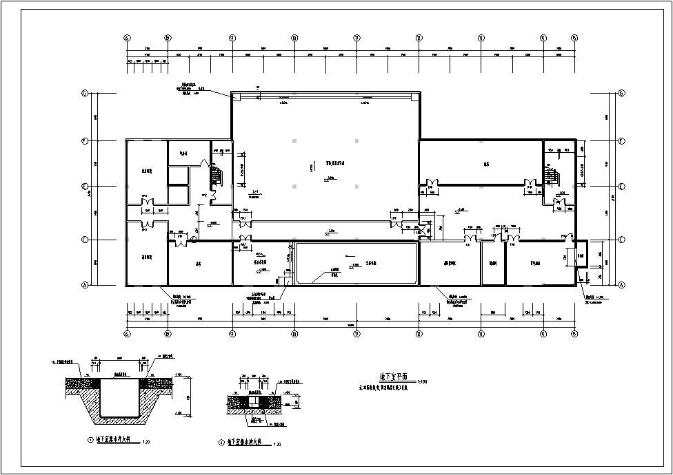 多层度假中心酒店建筑设计施工图全套CAD