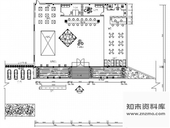 施工图某售楼处装修图含效果及模型
