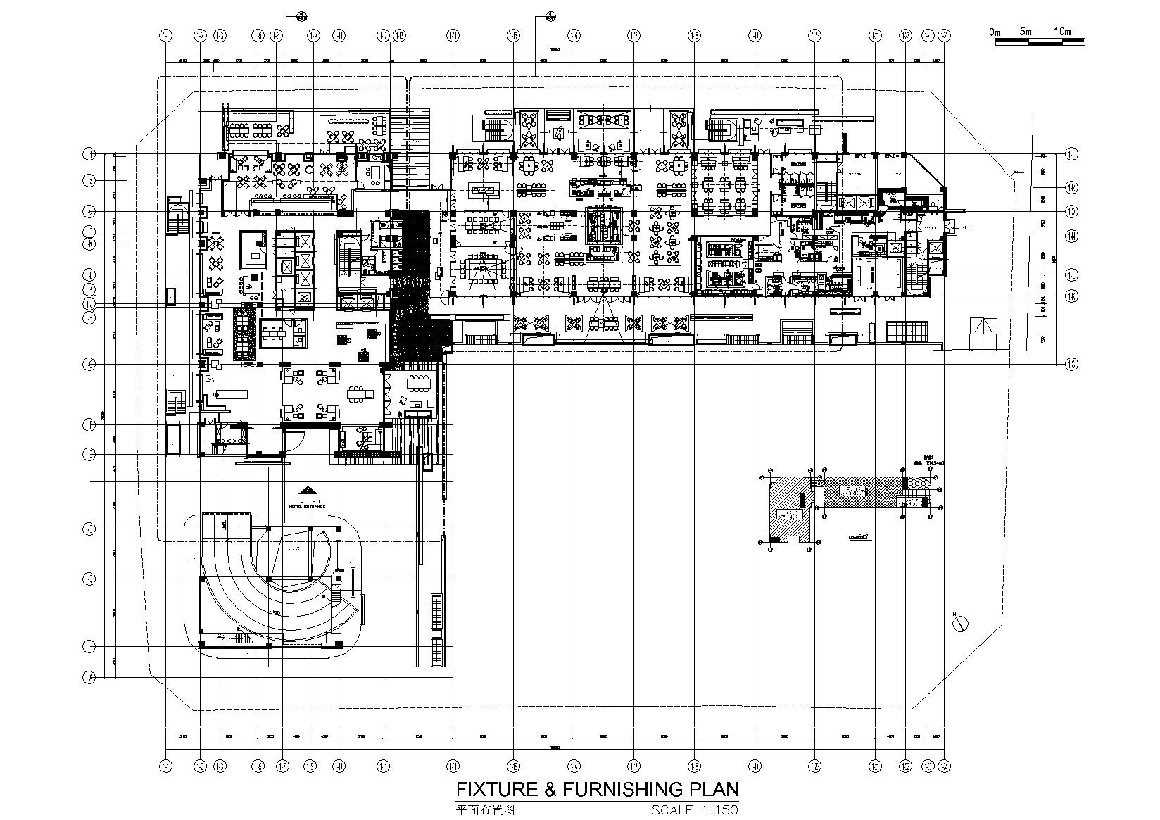 [福建]厦门希尔顿精选酒店施工图_附效果图