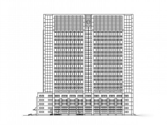 [东营]某人民医院二十三层综合病房楼建筑施工图