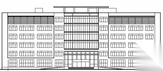 某六层办公楼建筑方案图