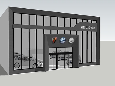 汽车展厅门面