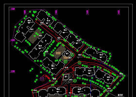 某小区规划图纸cad图稿