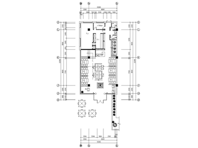 [江苏]新中式虞山天地火锅店施工图+效果图