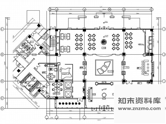 施工图上海市级行政区高档简欧风格售楼处CAD装修施工图含全套方案