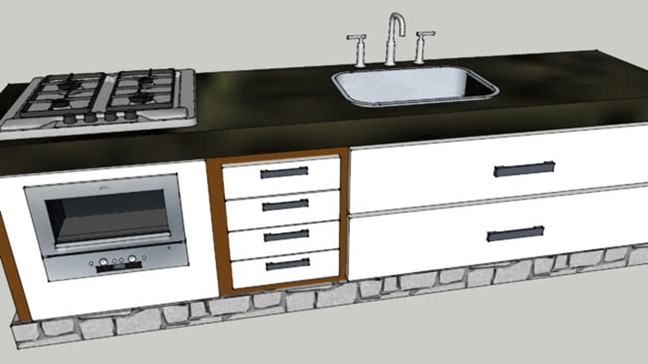 厨具 草图大师模型