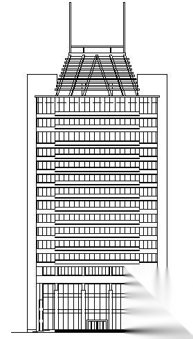 某十八层办公建筑方案设计图