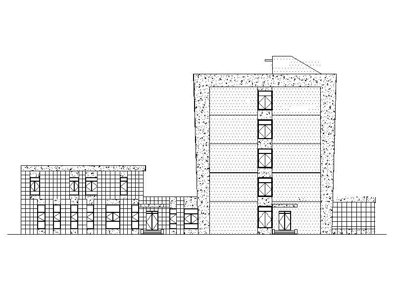 [福建]现代风格多功能职工宿舍建筑施工图