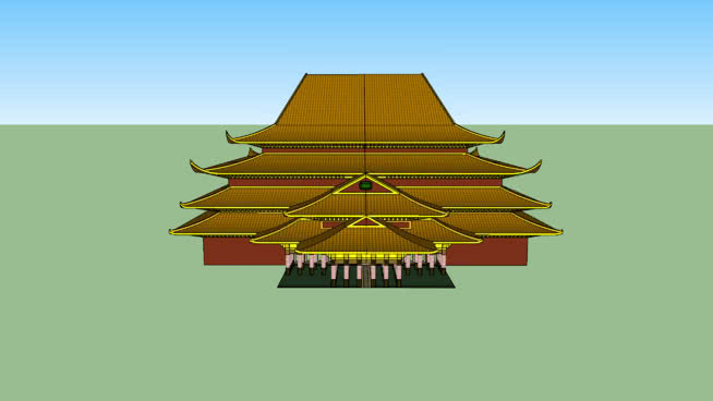 皇家宫殿-主要建筑 塔 勋章 钟楼 风筝 挂钟