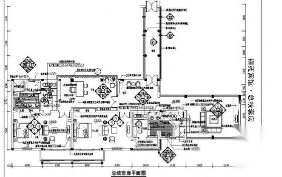 铜苑宾馆总统套房装修图 客房