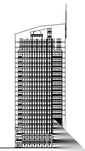 某二十一层五星级酒店建筑方案图