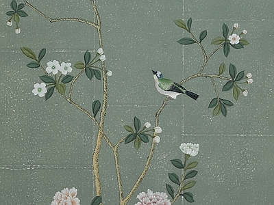 degournay-花鸟壁纸(104) 中式花鸟壁纸