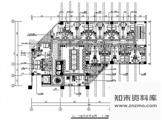 施工图某星级酒店六、七层装修图