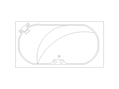 卫浴设施 现代家具图块别墅家具图块施工图
