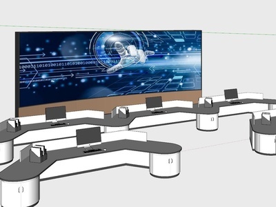 现代监控中心 监控室