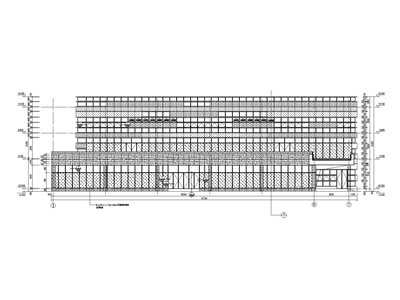 框架结构学生食堂铝板幕墙施工图2022+60P