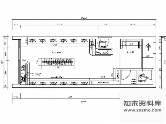 施工图江西知名品牌高档女装专卖店装修施工图含效果及3Dmax模型