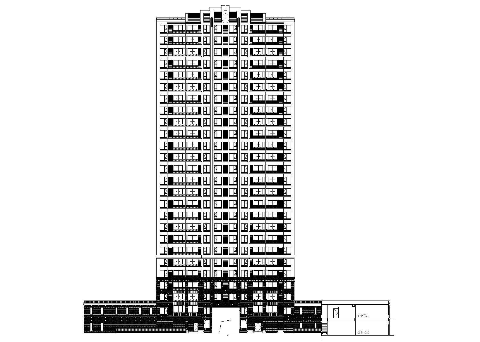 嘉兴城南路西常睦路南地块住宅建筑施工图