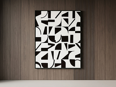 抽象装饰画挂画
