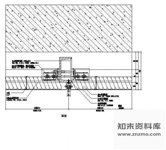 图块/节点不锈钢板幕墙安装节点 节点 结构节点图