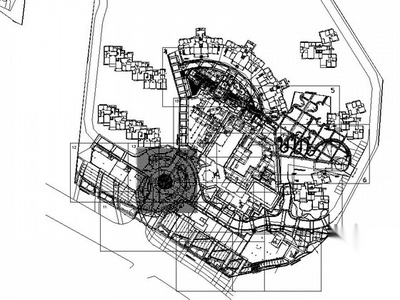 [长沙]花园小区园林景观工程施工图 居住区景观