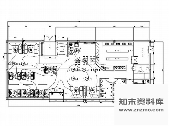 施工图荷花主题餐厅装修方案含效果