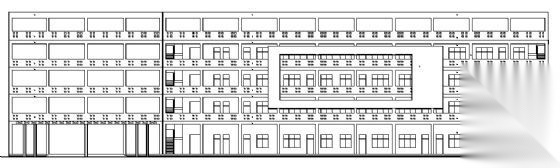 某小学区四层综合楼建筑施工图