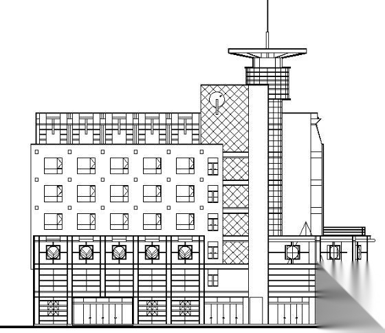 多层大厦建筑施工图