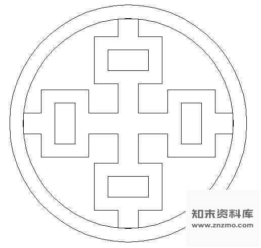 图块/节点铺地花纹图块20