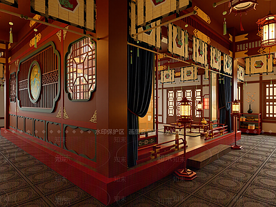 中式艺术展厅