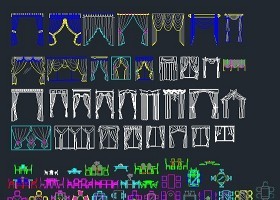 CAD平面图 平面图块