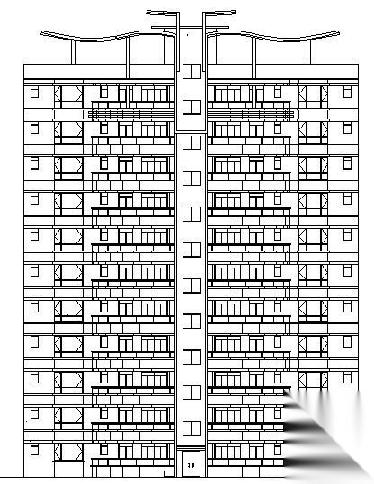 某十二层商住楼建筑施工图